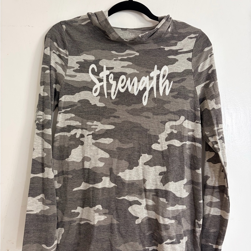 Camouflage Long Sleeve Top
